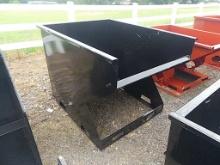 2.0 cu yd Skid Steer Hopper w/ Fork Lift Pockets