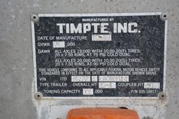 1990 Timpte Hopper Trailer; 40ft; Mini Air Ride; New Roll Over Tarp; Low Si