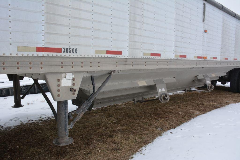 1990 Timpte Hopper Trailer; 40ft; Mini Air Ride; New Roll Over Tarp; Low Si