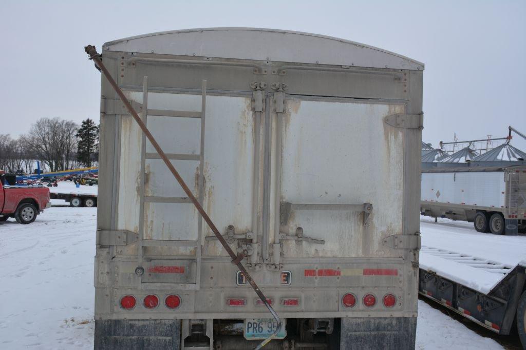 1990 Timpte Hopper Trailer; 40ft; Mini Air Ride; New Roll Over Tarp; Low Si