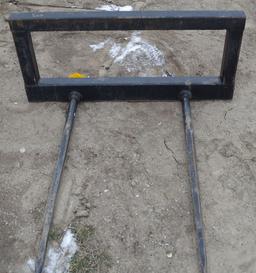 Bale Spear For Skid Loader