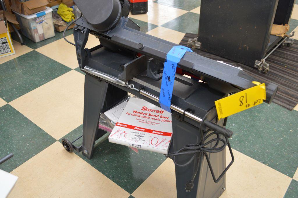 Clarke  4 1/2" Metal Work Band Saw (NEW) 120 Volt, 4 Speed, Mdl BT1015A, Ho
