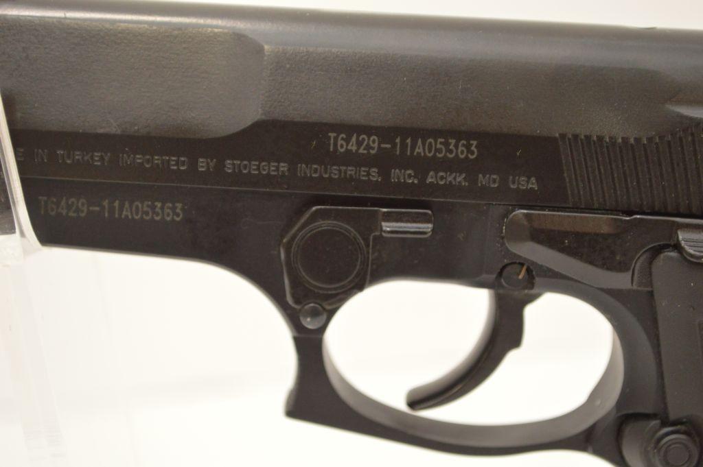 Turkey Stoeger, Mdl Cougar 8000 F, 9 mm Pasa Cal, Blued, In Original Hard C