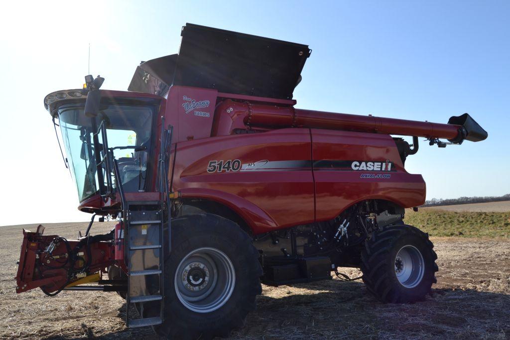 2017 Case IH 5140 Combine, 1 Owner, 616 Engine 421 Sep Hours, Standard Driv