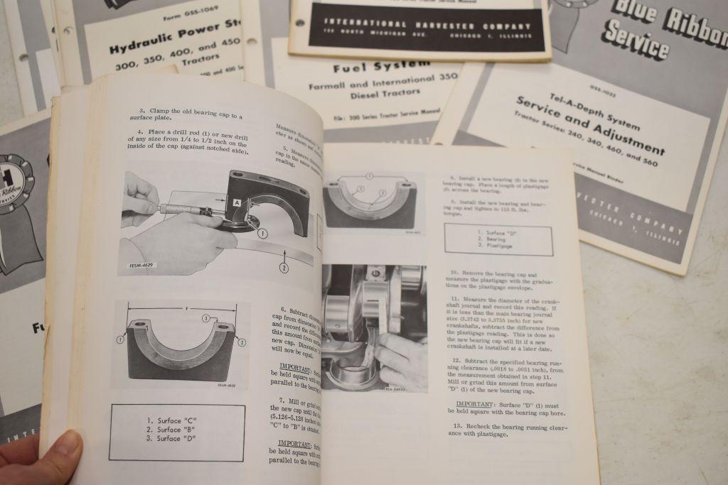 Group of 9 Books Including, Blue Ribbon Service Tel A Depth System Service