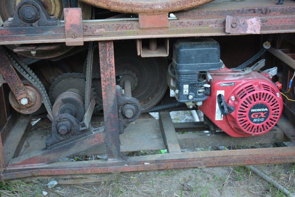 Christmas Tree Cable Baler, Gas Powered by Howey w/ Honda Gx200 Gas Engine,