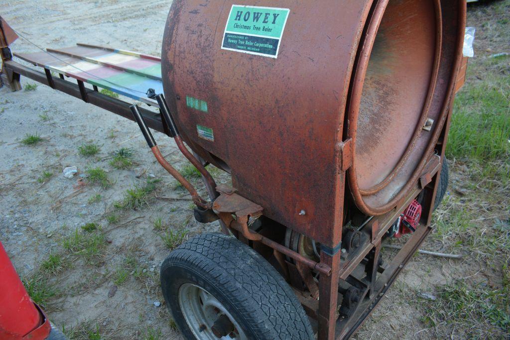 Christmas Tree Cable Baler, Gas Powered by Howey w/ Honda Gx200 Gas Engine,