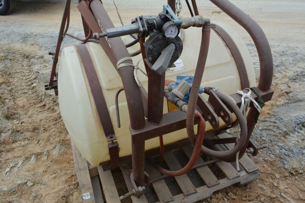 Leinbach Line 3 pt 110 gal Sprayer with Pump and 20' boom
