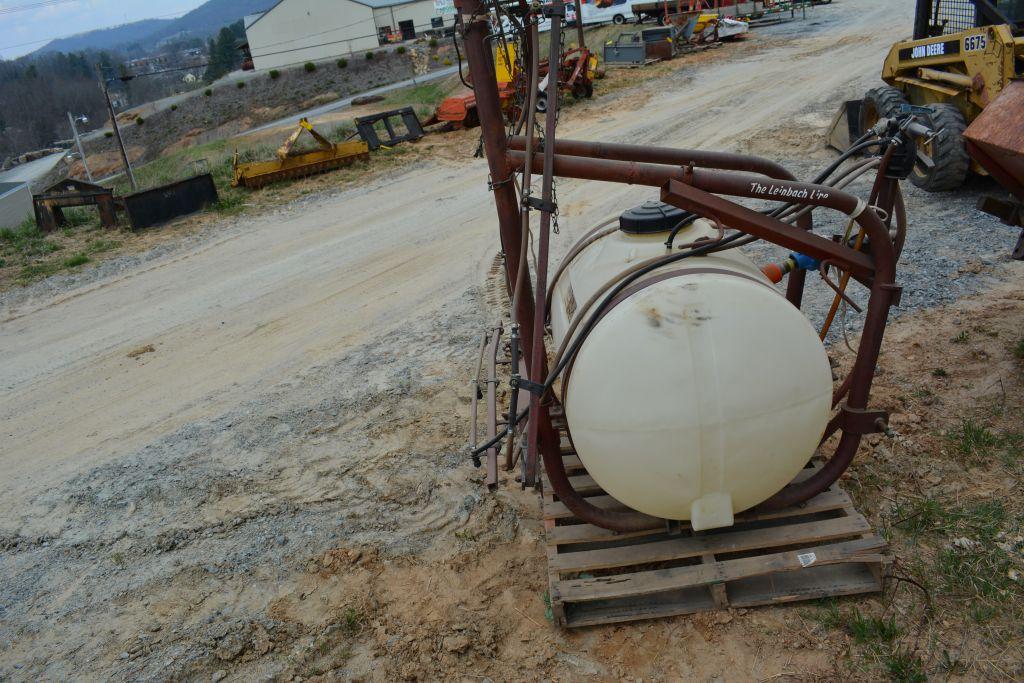 Leinbach Line 3 pt 110 gal Sprayer with Pump and 20' boom