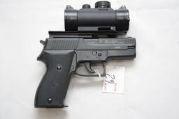 RWS Germin Sig 225/P6 CO2 Pellet Pistol, .177cal with BSA red dot sight, used excellent condition