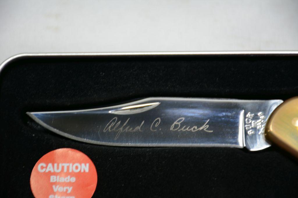 Buck Knife Model 110, "Al Buck" Founders Edition Knife