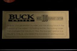 Buck Knife Model 110, "Al Buck" Founders Edition Knife