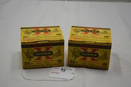 Winchester Super X, 100th Anniversary, .22LR, 40gr, 2 boxes of 300rds each, x2