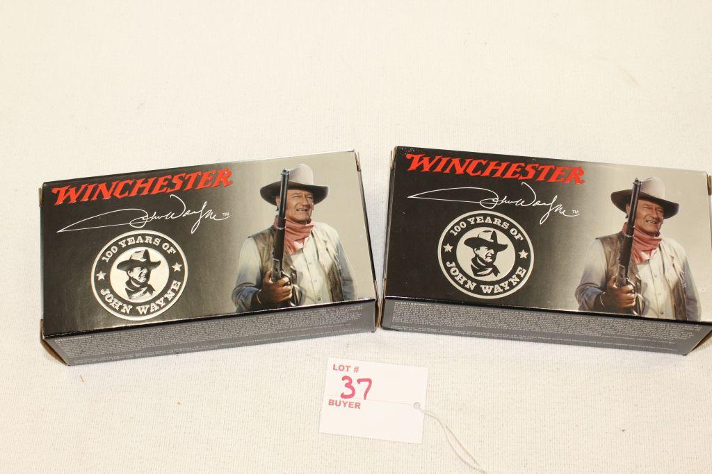 Winchester "100 Years of John Wayne", .45 Colt, 250gr LFN, "Duke" Stamped on cartridge base, 50rds p