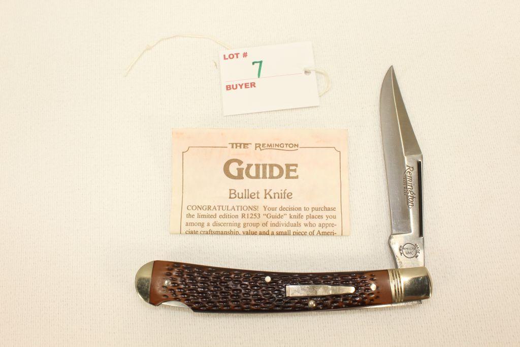 Remington Bullet Knife, "The Guide", R1253, 1992