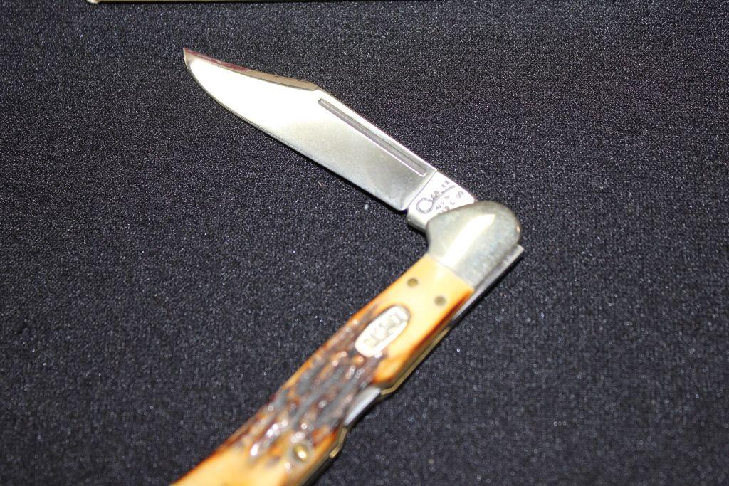 Case xx 51749 lss Single Blade, Case Shield Natural Bone Handle With Box