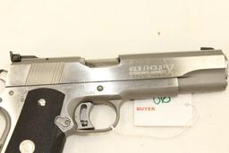 Colt MK IV 580, 45ACP, National Match Gold Cup, Stainless, in original case, sn SN01860E
