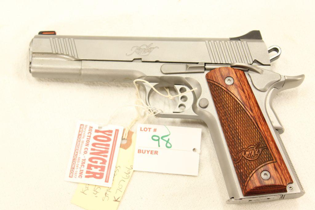 Kimber 1911, Stainless II, .45ACP, w/case, ANIB, sn K707666