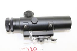 Colt manufactured 3x20 AR 15 carry handle scope with built in mount, excellent condition, w/duplex c