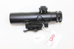 Colt manufactured 3x20 AR 15 carry handle scope with built in mount, excellent condition, w/duplex c