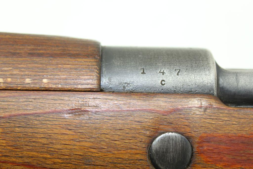 German Gewehr G33/40 Mod, dot, Mountain Rifle, Bolt action rifle 7.92mm caliber Kurz with leather sl
