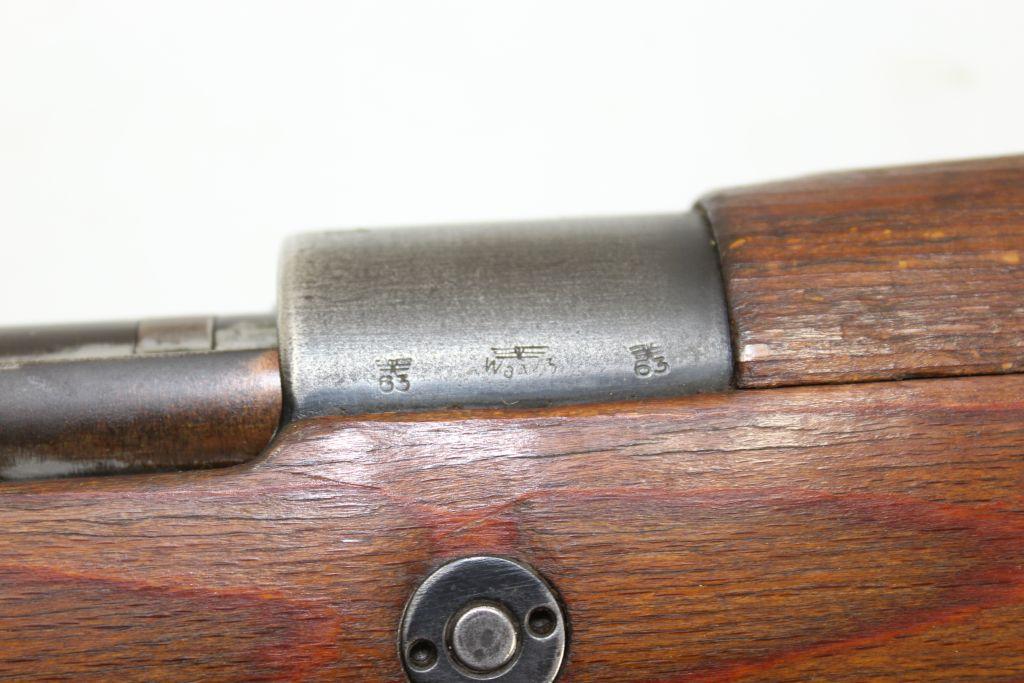 German Gewehr G33/40 Mod, dot, Mountain Rifle, Bolt action rifle 7.92mm caliber Kurz with leather sl