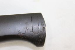 German Model 1884/98 bayonet with scabbard. #1826 on scabbard, 42crs on blade