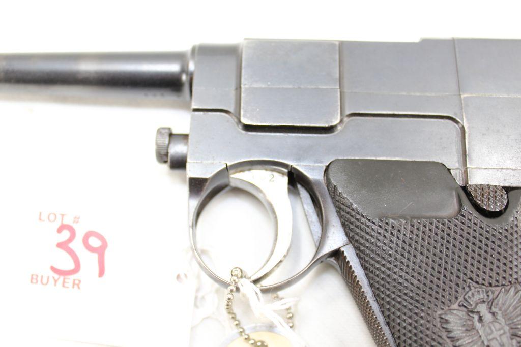 GLISENTI M1910, 9mm Gilsenti Caliber, sn# A-102