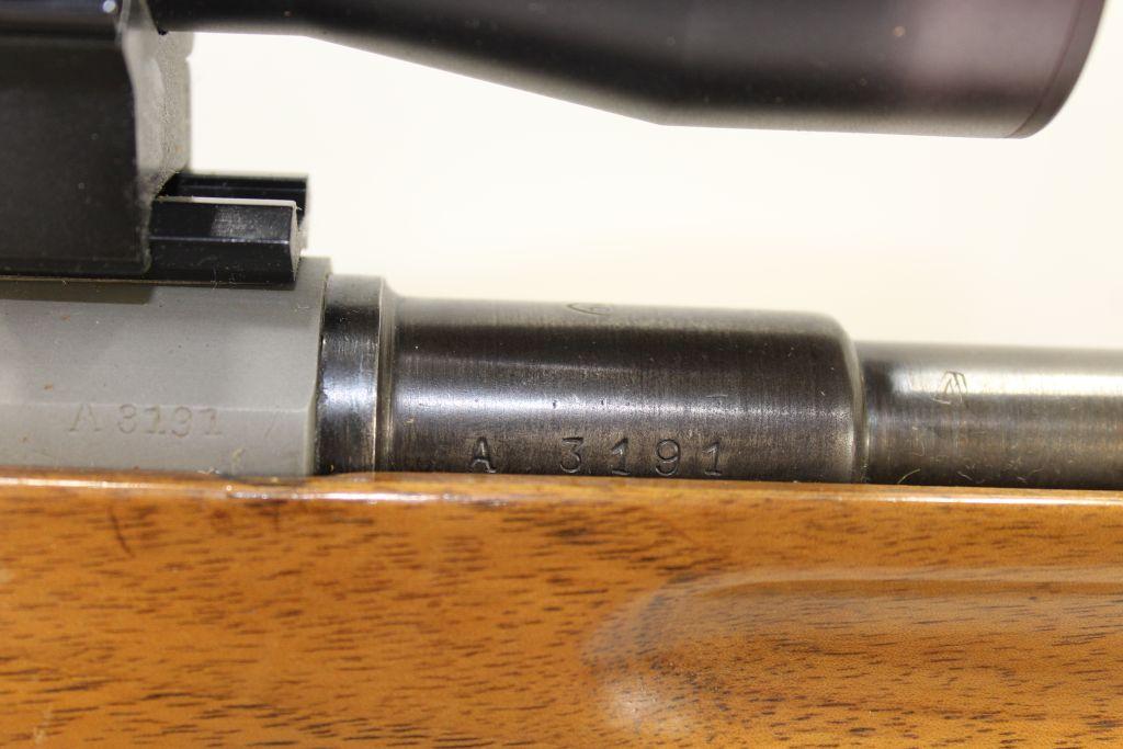Argentine M91 Sporterized 7.65mm Rifle 25x32 Scope #A3191