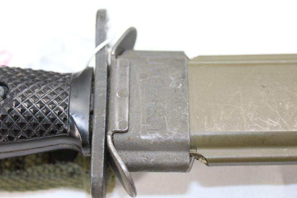 US M1 Carbine Bayonet w/ Scabbard
