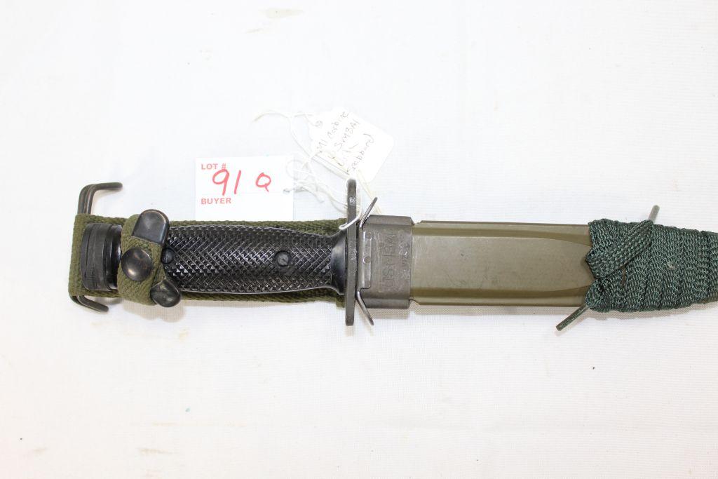 US M1 Carbine Bayonet w/ Scabbard