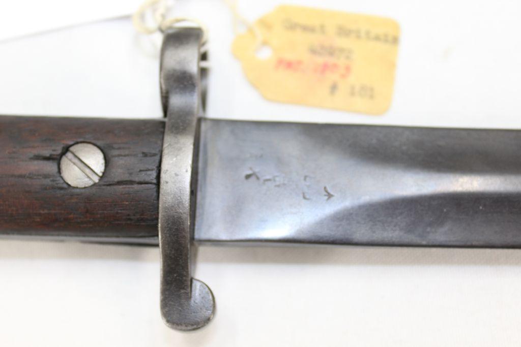British Pattern 1903 Blade Bayonet - No Scabbard