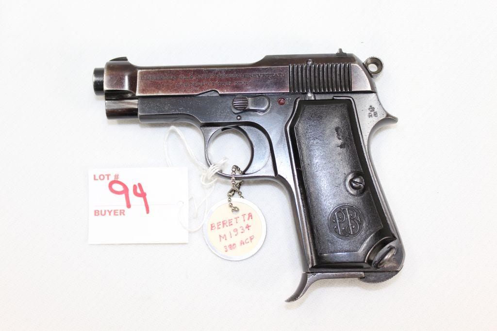 Beretta Model 1934 380. ACP Sn# 728390