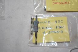 assorted gun parts 9mm Markov Mauser HSC firing pin and spring trigger spring P-08 42 Grendel p-10 p