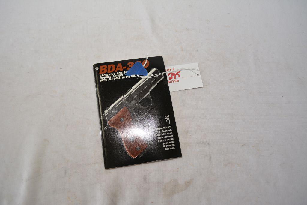 Browning BDA-380 double action semi auto pistol