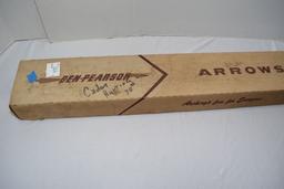 Ben Pearson Catalog No. 214-786 Vintage Hunting Arrows x 14; In Original Box