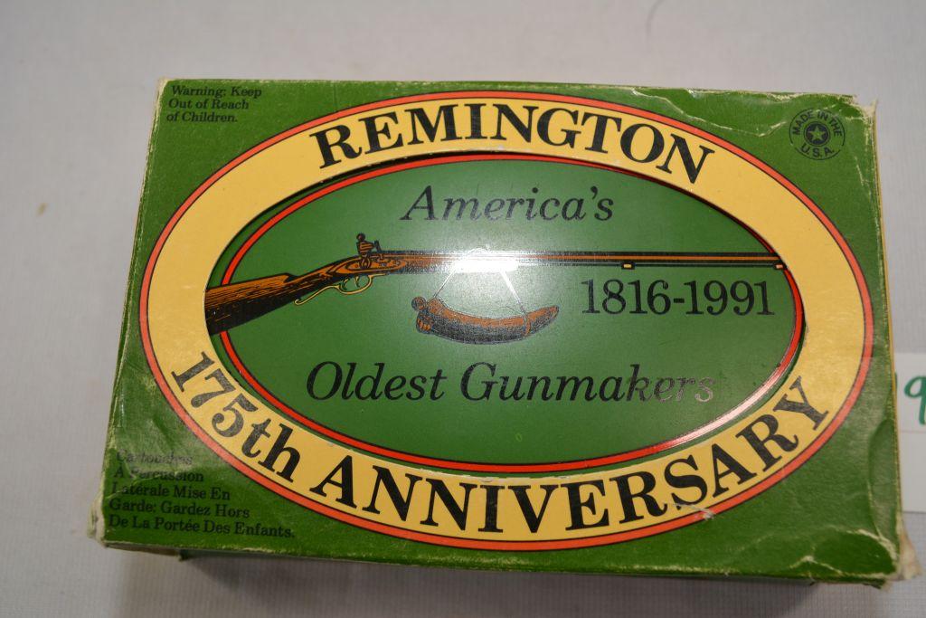 Remington 175th Anniversary Commemorative Tin with 325 High Velocity 22 Long Rifle Cartridges