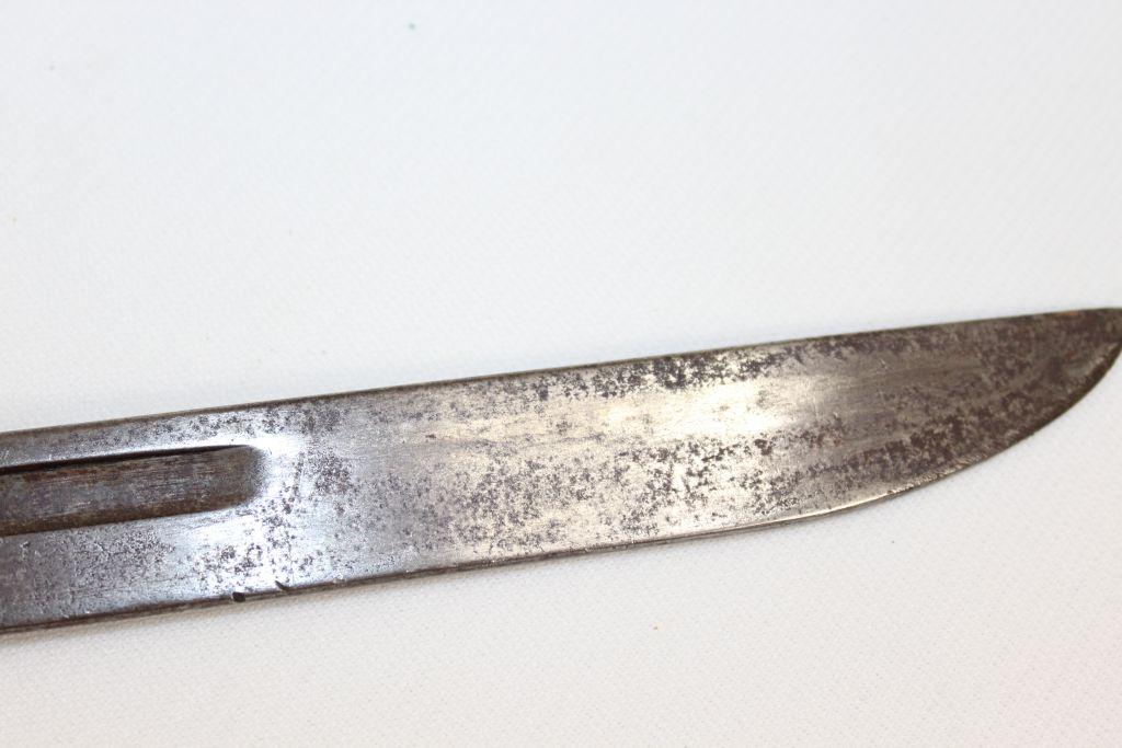 Japanese Rifle Bayonet; Unknown Maker; SN 1483; 19-3/4" OAL