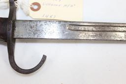 Japanese Rifle Bayonet; Unknown Maker; SN 1483; 19-3/4" OAL