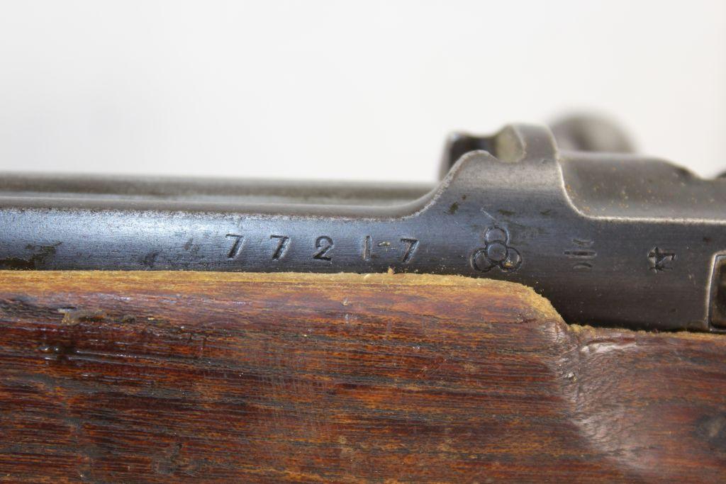 Japanese Model 99 6.5x51R Cal. Service Rifle w/Clear Mum, Flip Up Sight, 26" BBL; SN 77217