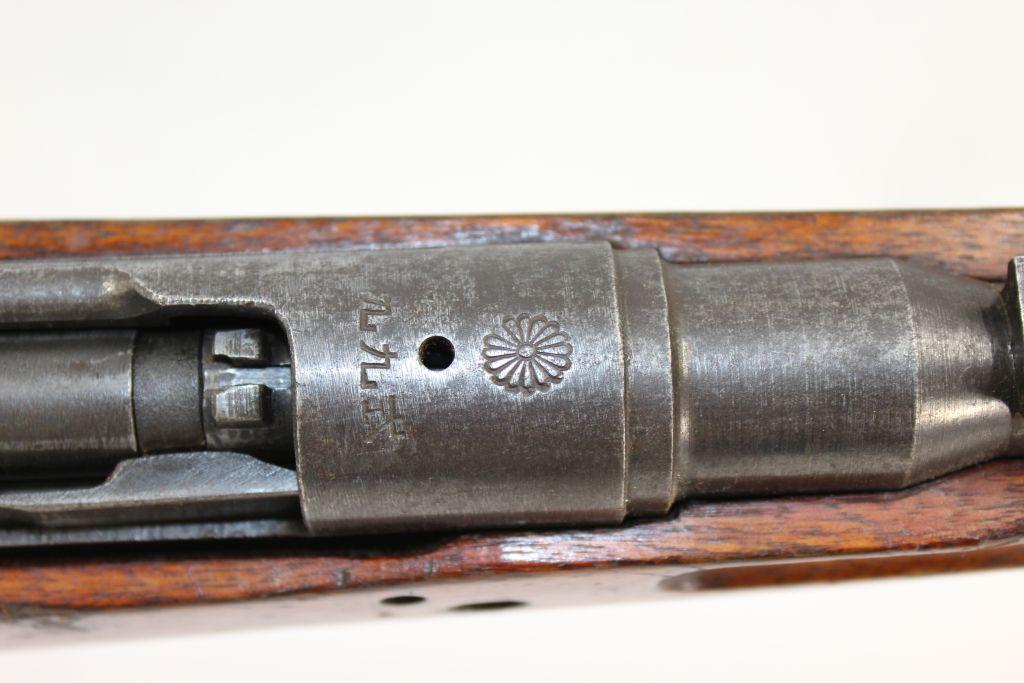 Japanese Model 99 Service Rifle 7.7x58 Cal. w/Clear, Crisp Mum, Monopod and Flip Up Anti-Aircraft Si