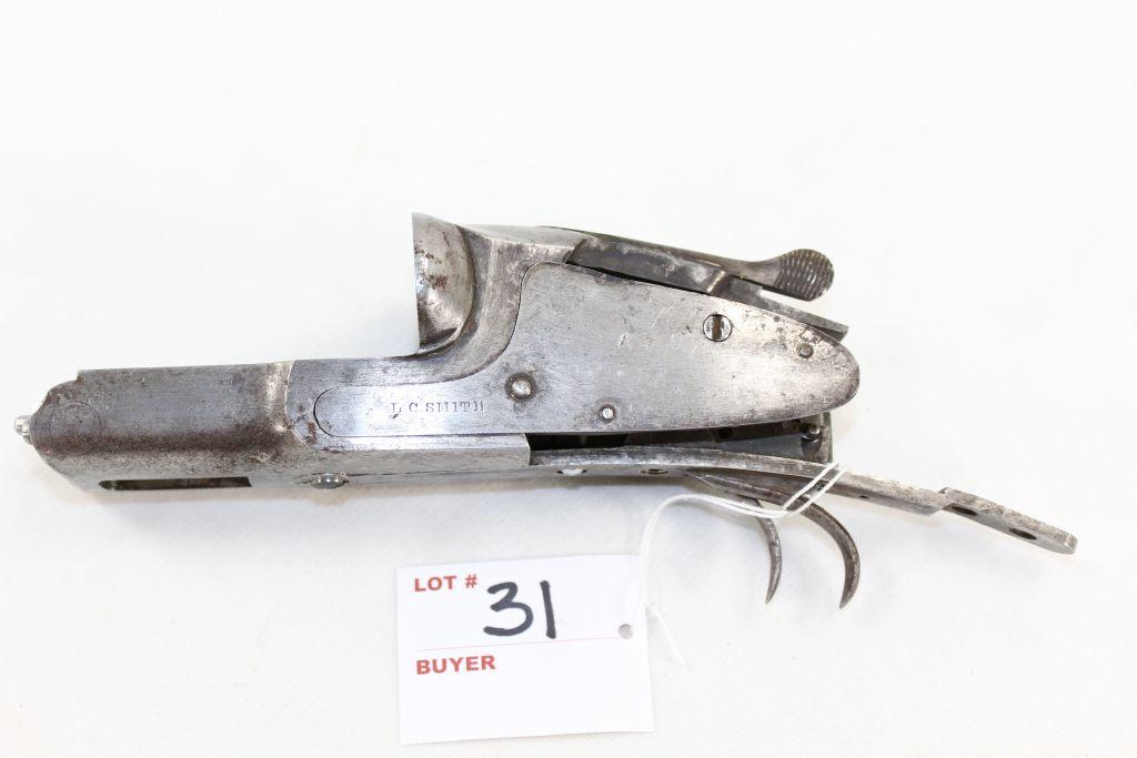 L.C. Smith Side-By-Side Double Barrel Receiver w/Dual Triggers; SN 111331