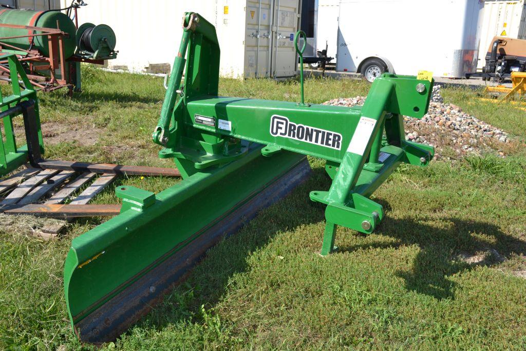 Frontier 3pt Blade, LIKE NEW, Manual Adjust, Cat II, 8' Blade, SN:1XFRB23XTL0144106