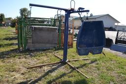 Lewis Cattle Rub Oiler/ Mineral Feeder Station