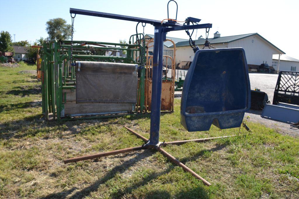 Lewis Cattle Rub Oiler/ Mineral Feeder Station