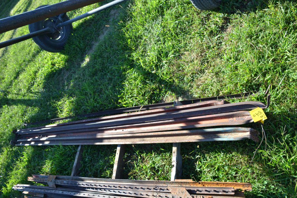 Group of 5- 9' Boughten Fence Braces