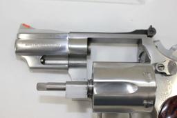 Smith & Wesson Model 66-3 .357 Cal Double Action Revolver; 2-1/2" BBL; Wood Grips w/Original Box and