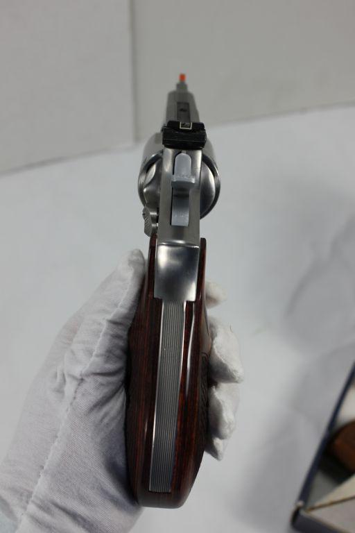 Smith & Wesson Model 66-3 .357 Cal Double Action Revolver; 2-1/2" BBL; Wood Grips w/Original Box and