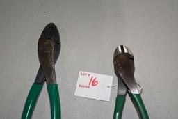 Pair of SK Angle Cutter No. 15017 and Wire Crimper No. 15011; Like New
