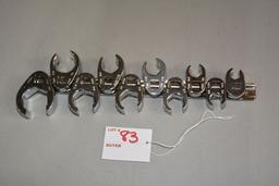 SK 10-Piece Standard 3/8" to 1" 3/8" Drive Crowfoot Set; Like New